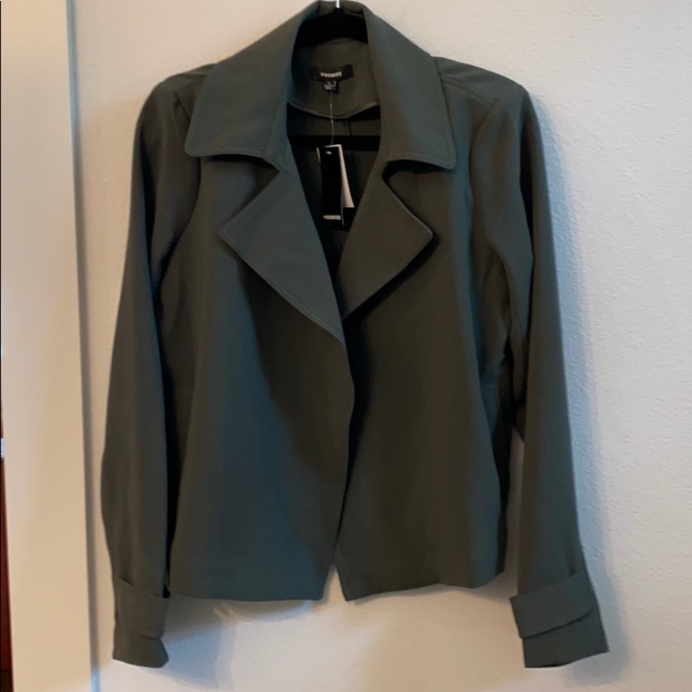 Premise • Olive Green • Jacket • Size 4 •